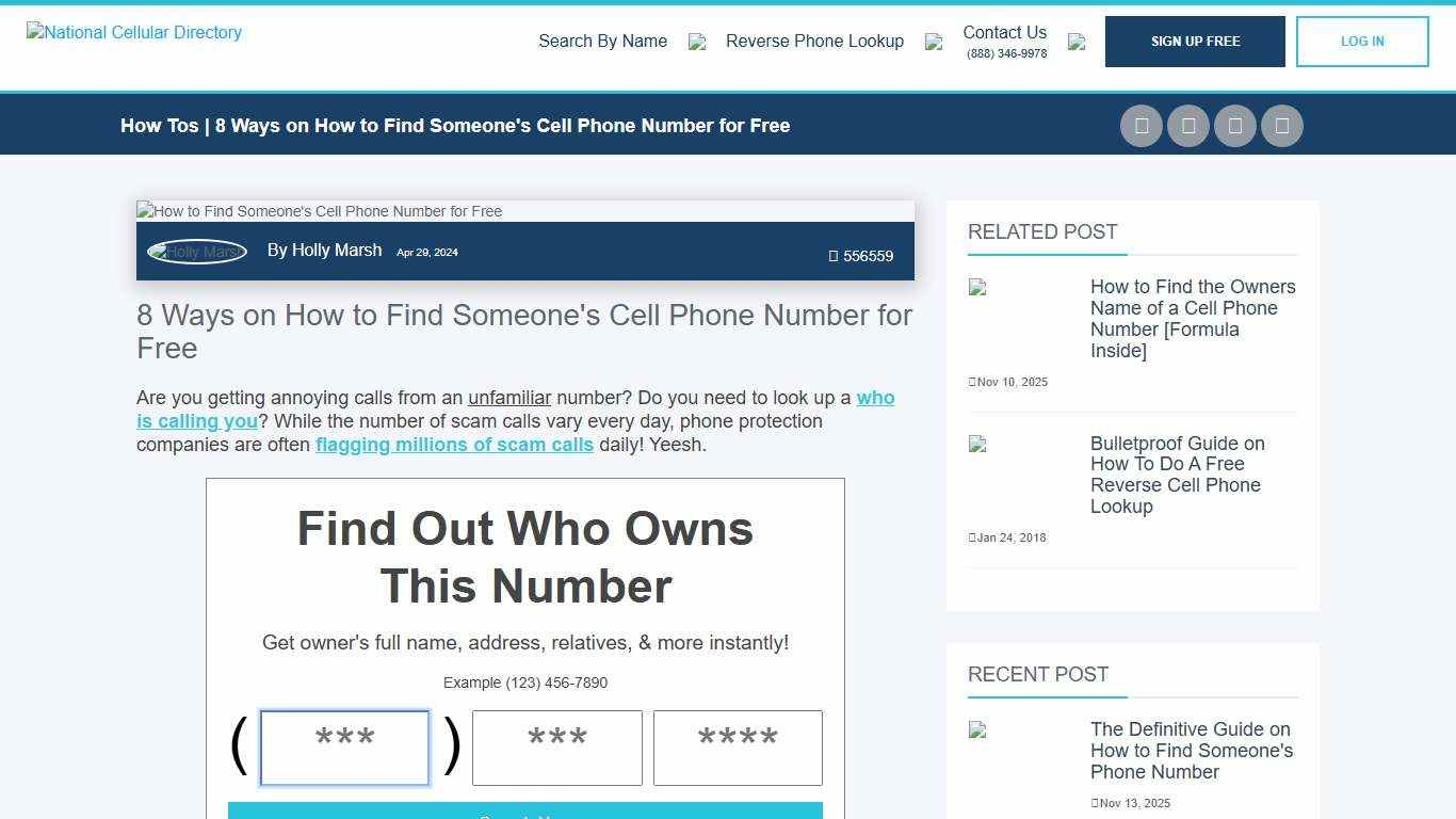 8 Ways on How to Find Someone's Cell Phone Number for Free