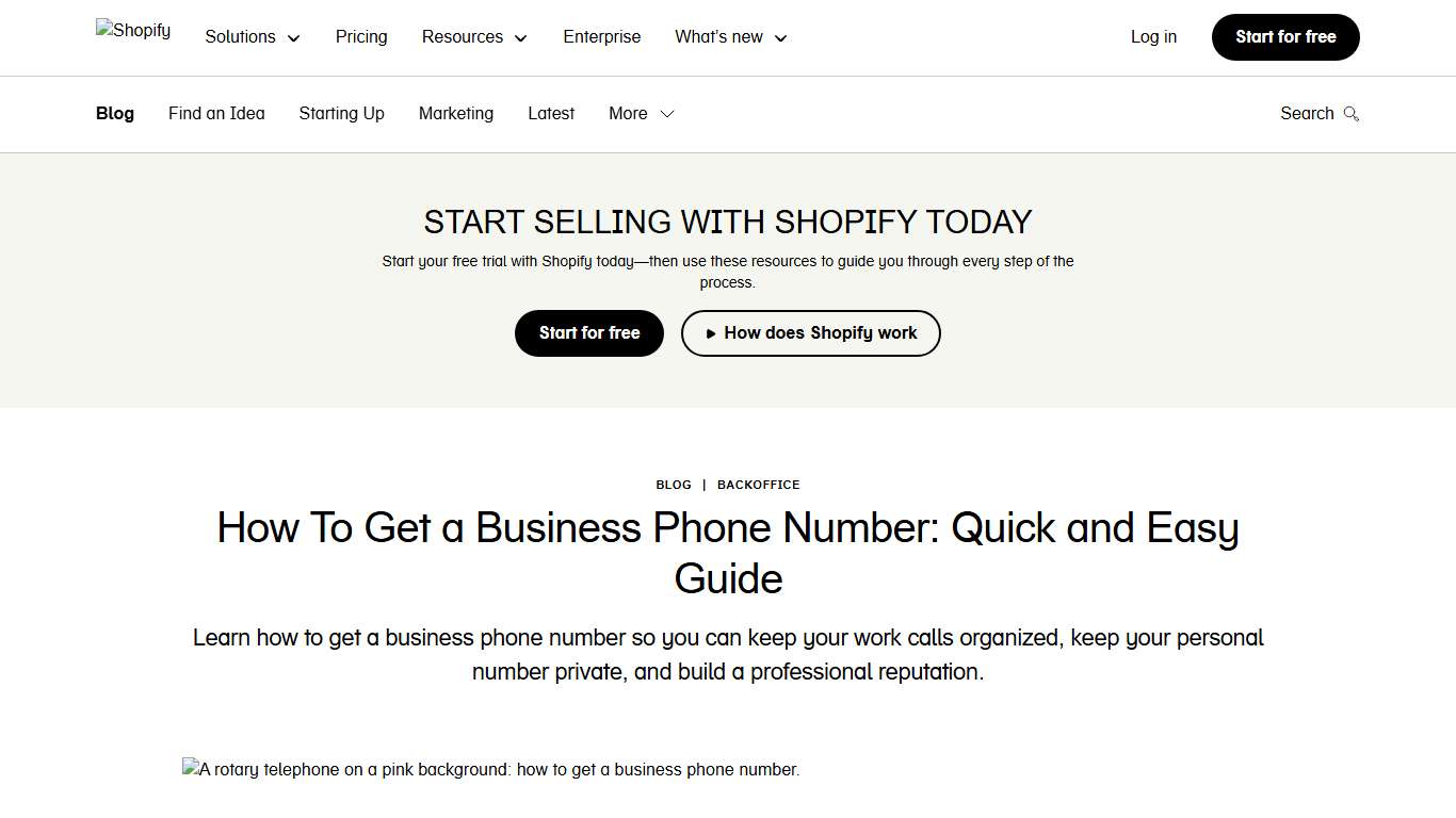 How To Get a Business Phone Number: Quick and Easy Guide (2026) - Shopify Canada